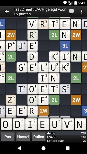 Wordfeud screenshot