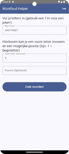 WordFeud Helper - vind woorden screenshot