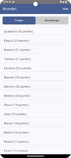 WordFeud Helper - vind woorden screenshot