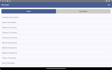 WordFeud Helper - vind woorden screenshot