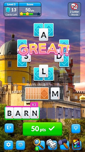 Wordscapes Solitaire screenshot