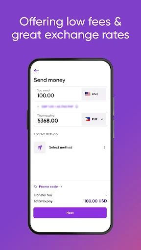 WorldRemit-app screenshot