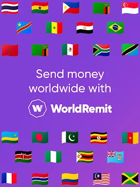 WorldRemit-app screenshot