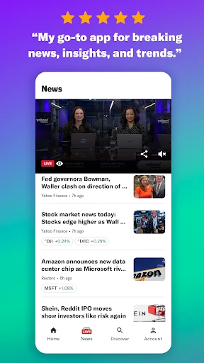 Yahoo Finance: Stocks & News screenshot