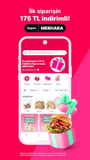 Yemeksepeti - Yemek & Market screenshot