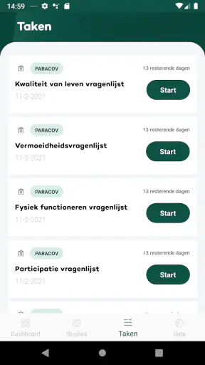 Your Research App screenshot