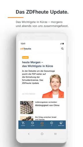 ZDFheute - Nachrichten screenshot