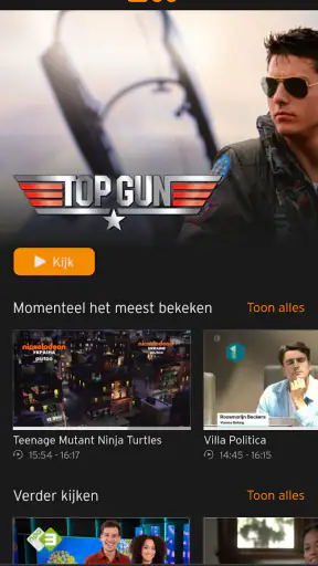 Ziggo GO TV screenshot