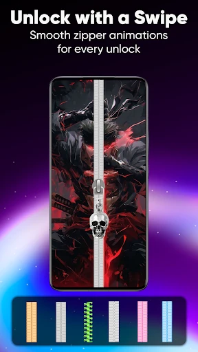 Zipper Lock Screen & Wallpaper screenshot