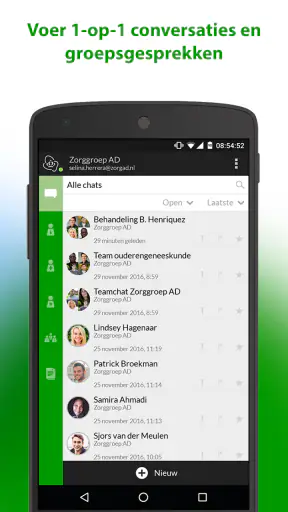 Zorg Messenger screenshot
