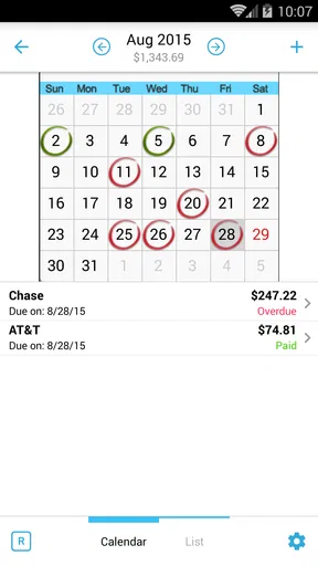 Home Budget with Sync screenshot