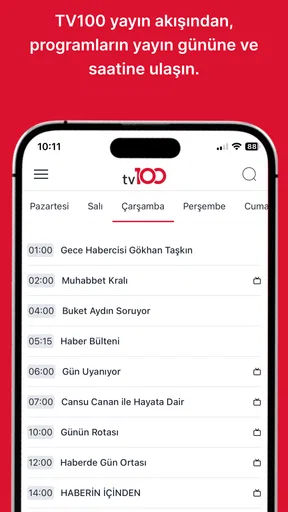 tv100 screenshot