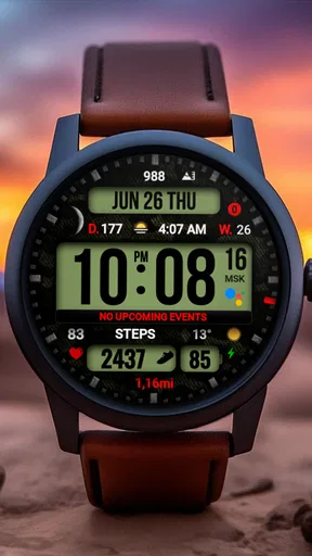 Dgt BigMod Informer Watch face screenshot