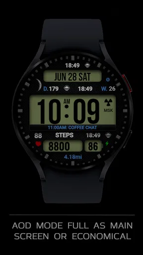 Dgt BigMod Informer Watch face screenshot