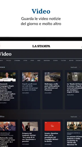 La Stampa. Notizie e Inchieste screenshot