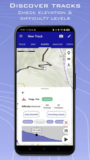 Ski Tracks Lite & Karte GPS screenshot