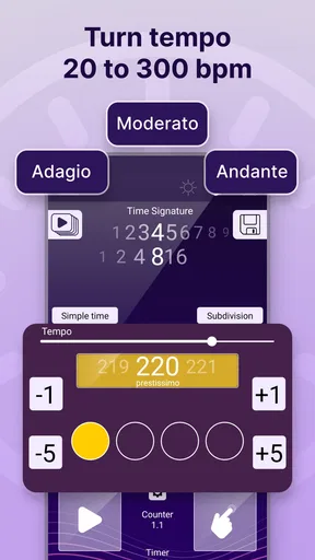 Metronomo perfetto screenshot