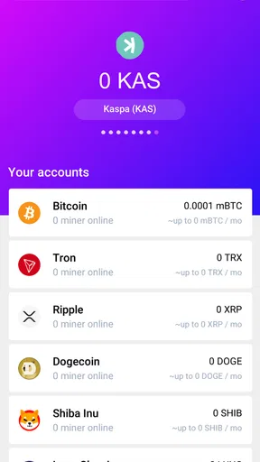 BTC Miner Plus + ALT Coin screenshot
