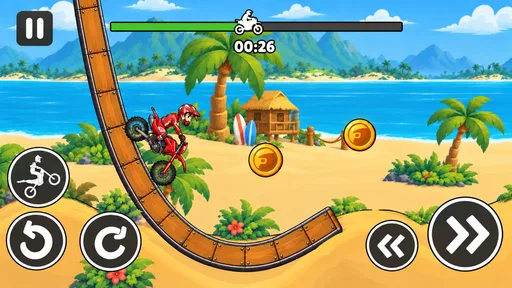 Hill Climb Bike Stunts screenshot