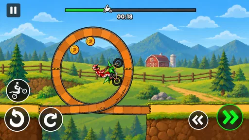 Hill Climb Bike Stunts screenshot