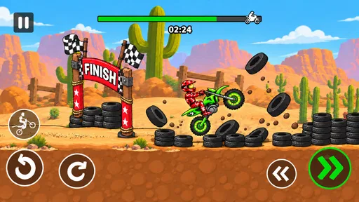 Hill Climb Bike Stunts screenshot