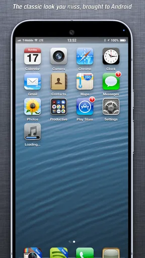 SkeuoLauncher screenshot