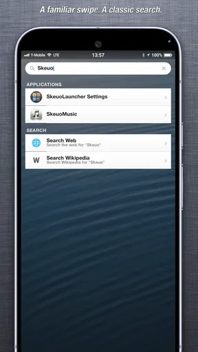SkeuoLauncher screenshot