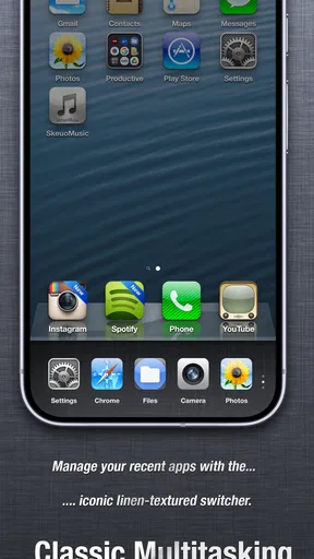 SkeuoLauncher screenshot