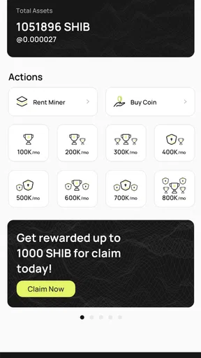 SHIB Cloud Miner screenshot