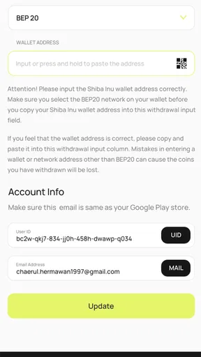 SHIB Cloud Miner screenshot