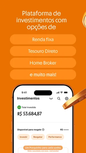 Inter: Conta, Cartão e Pix screenshot