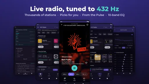 432 Radio: 432Hz Online Radio screenshot