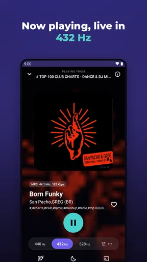 432 Radio: 432Hz Online Radio screenshot