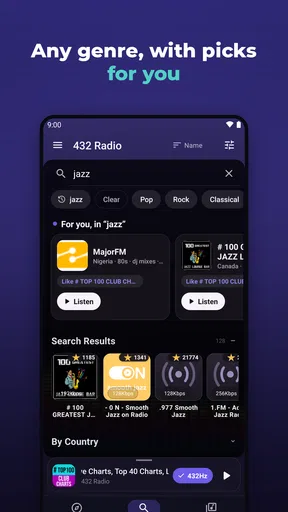 432 Radio: 432Hz Online Radio screenshot