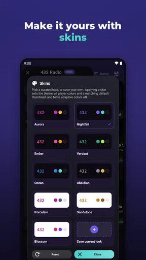 432 Radio: 432Hz Online Radio screenshot