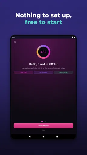 432 Radio: 432Hz Online Radio screenshot