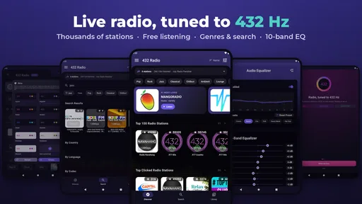 432 Radio: 432Hz Online Radio screenshot