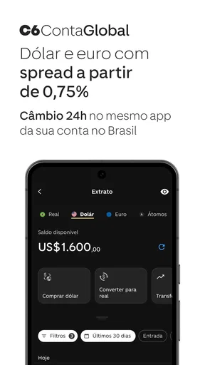 C6 Bank: Cartão, Conta e Mais! screenshot