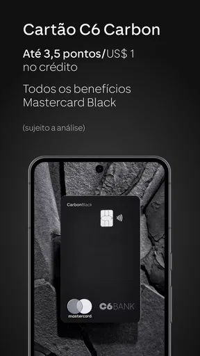 C6 Bank: Cartão, Conta e Mais! screenshot