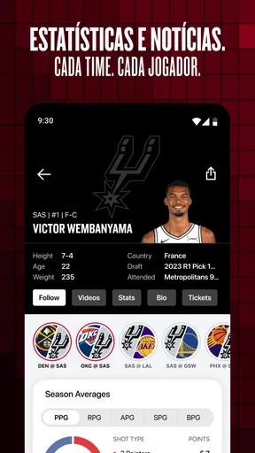 NBA – App Oficial screenshot