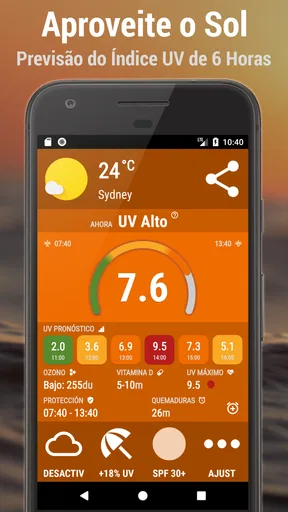 UVIMate - UV Index Forecast screenshot