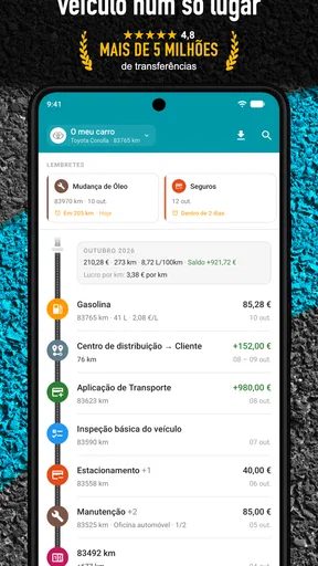 Drivvo - Gestão de veículos screenshot