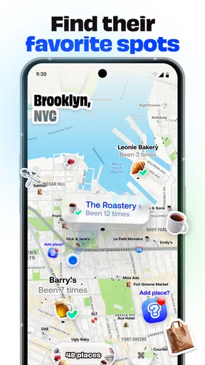 Bump - mapa para amigos screenshot