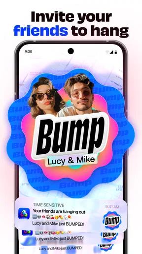 Bump - mapa para amigos screenshot
