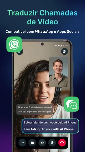 AI Phone: Tradução de Chamadas screenshot