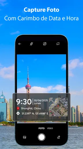 MeShot: GPS Timestamp Camera screenshot