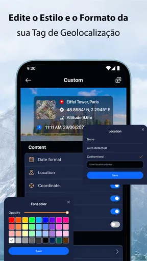 MeShot: GPS Timestamp Camera screenshot