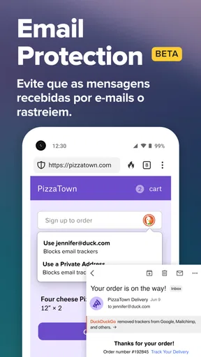 DuckDuckGo Browser, Search, AI screenshot