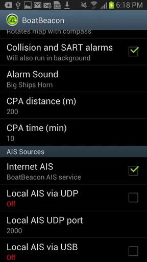 Boat Beacon - AIS Navigation screenshot