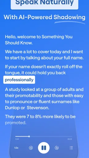 LunaSpeak: AI Speaking Coach screenshot